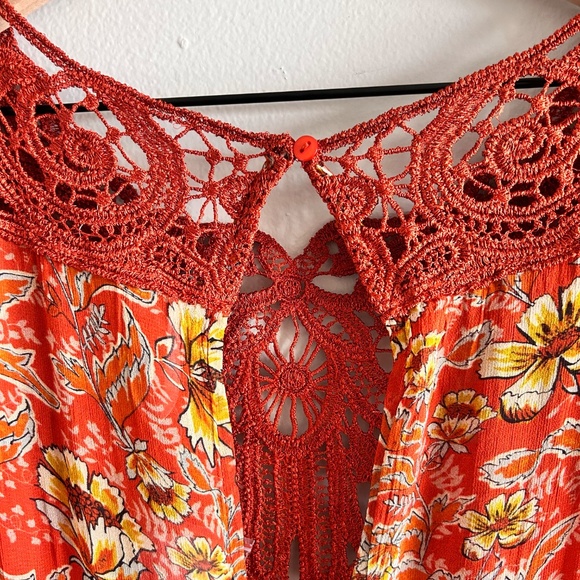 Free People Margot Printed Babydoll Dress | Floral | Size Small | NWT - Picture 14 of 16